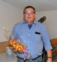 .... wenn man den Zopf gleich selbst gewinnt: Finalstich-Sieger Rolf