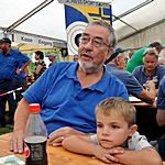 ein Grossvater und sein Enkel