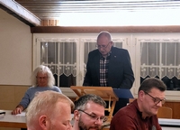 Bernhard Graf präsidierte die zweitletzte DV