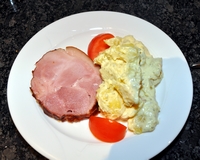 aus der Speisekarte: wunderbar mundender Kartoffelsalat