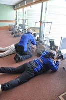 drinnen sind die letzten Sch&uuml;tzen am Werk