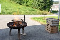 bald ist Glut vorhanden