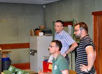 tolle Teamarbeit: einer darf immer liegen